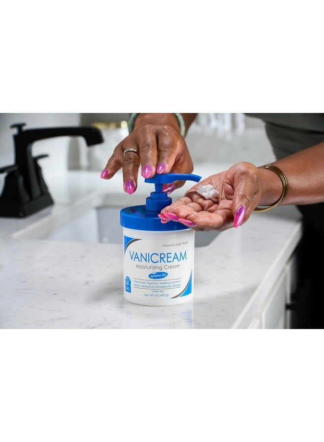 Vanicream Moisturizing Skin Cream with Pump Dispenser - 16 fl oz (1 lb) - Moisturizer Formulated Without Common Irritants for Those with Sensitive Skin - Image 3