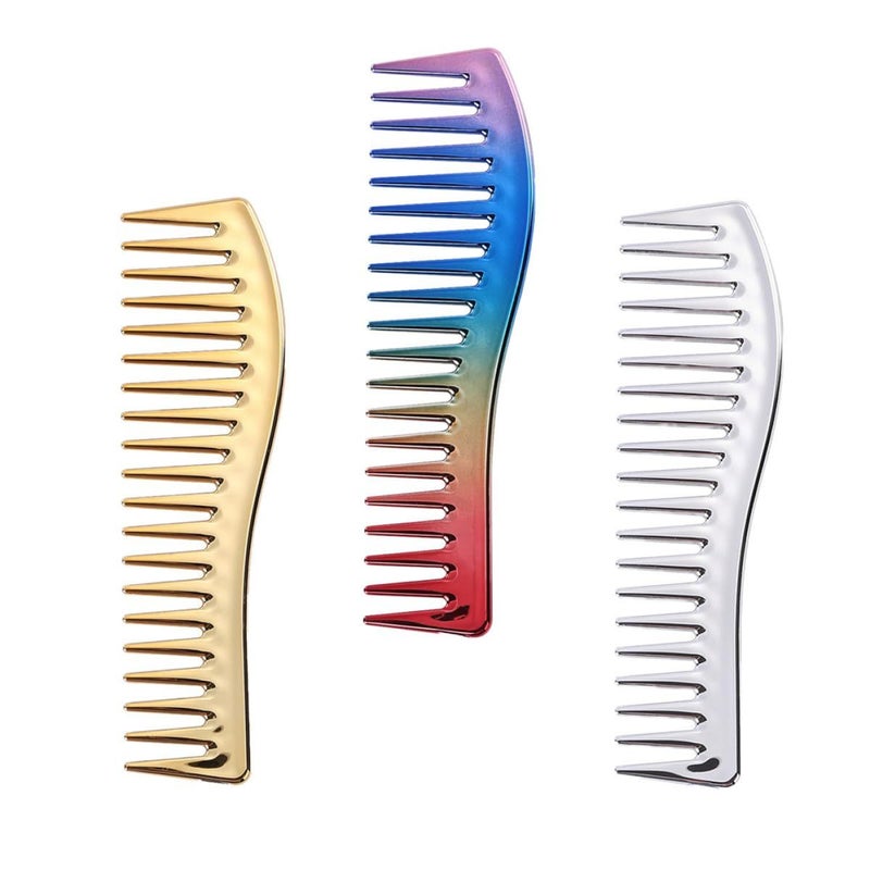 3 Piece Professional Barber Comb Set Large Teeth Detangling Styling Tool For Men Salon - Image 2