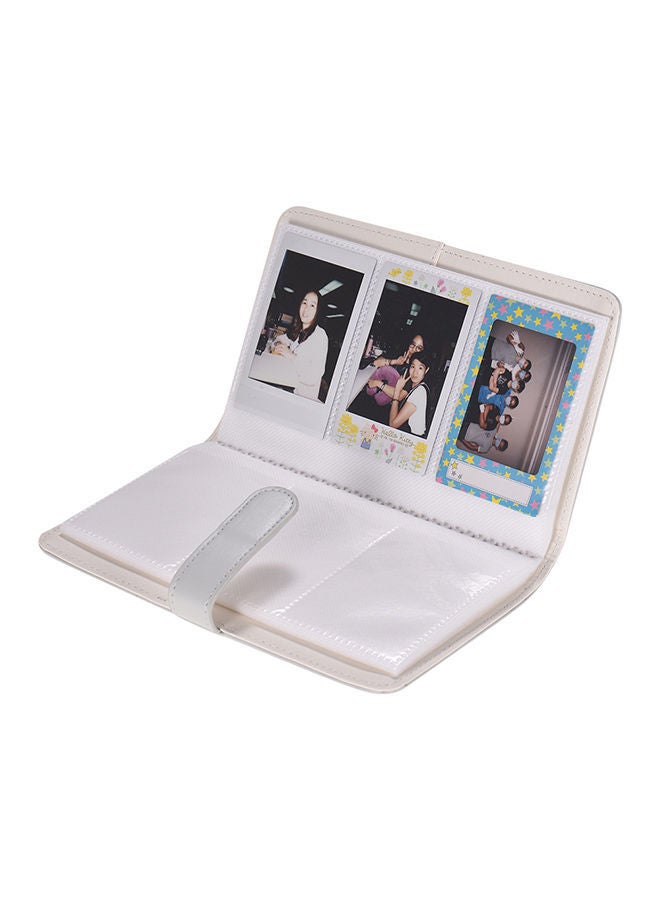 NIBEMINENT 108-Pockets Portable Mini Photo Album Grey - Image 3