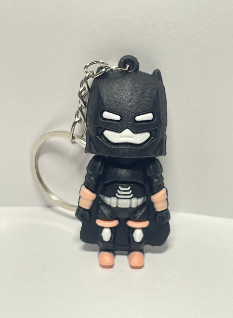 Generic Distinctive cartoon keychain distinctive accessory keychain with Marvel Batman character design that fits with car keys wallet and bag wonderful and beautiful gift - Image 1