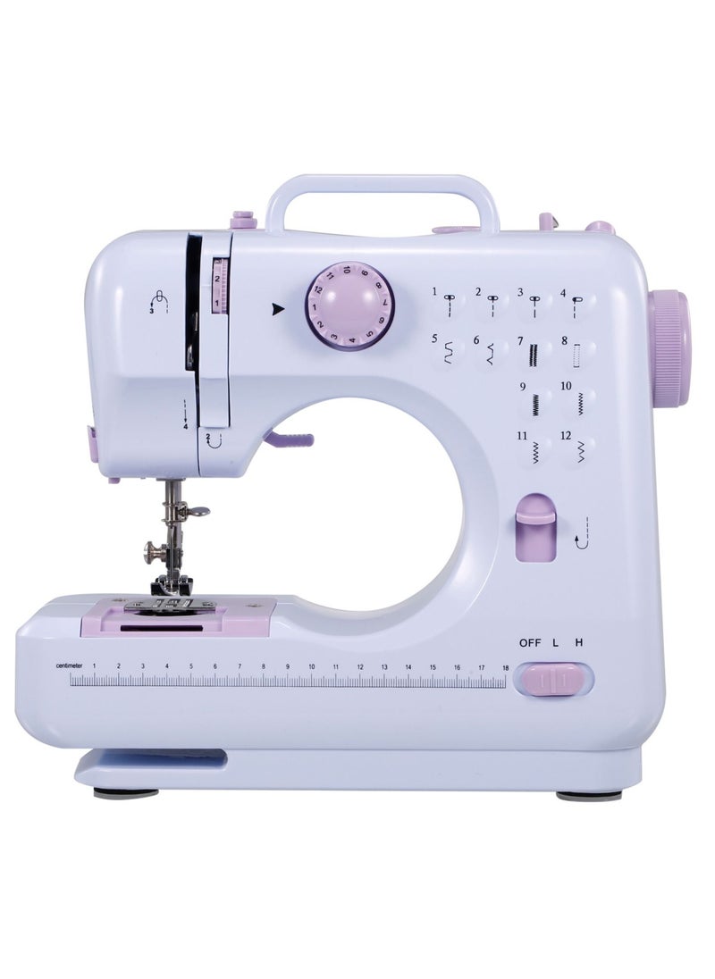 DubaiGallery POWER Electric Sewing Machine Portable Mini with 12 Built-in Stitches, 2 Speeds Double Thread  - Image 2