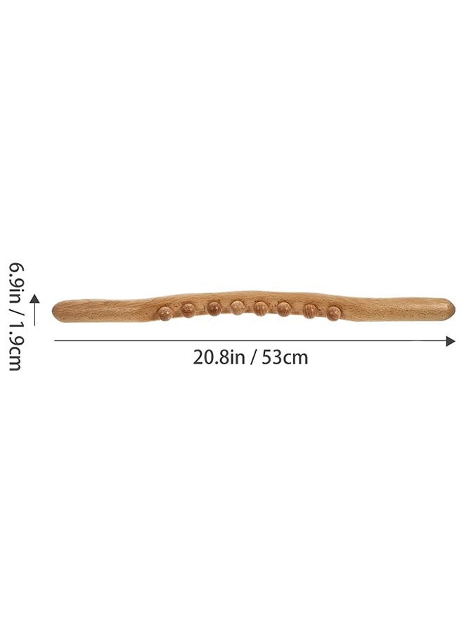 إسكدنيا عصا مدلك نقطة الزناد الخشبية ، تدليك الخشب اليدوي ، مدلك الرقبة الخلفي للأرجل العصا ، مع أداة تدليك حبة الخشب ، لتخفيف آلام التهاب المفاصل - Image 5