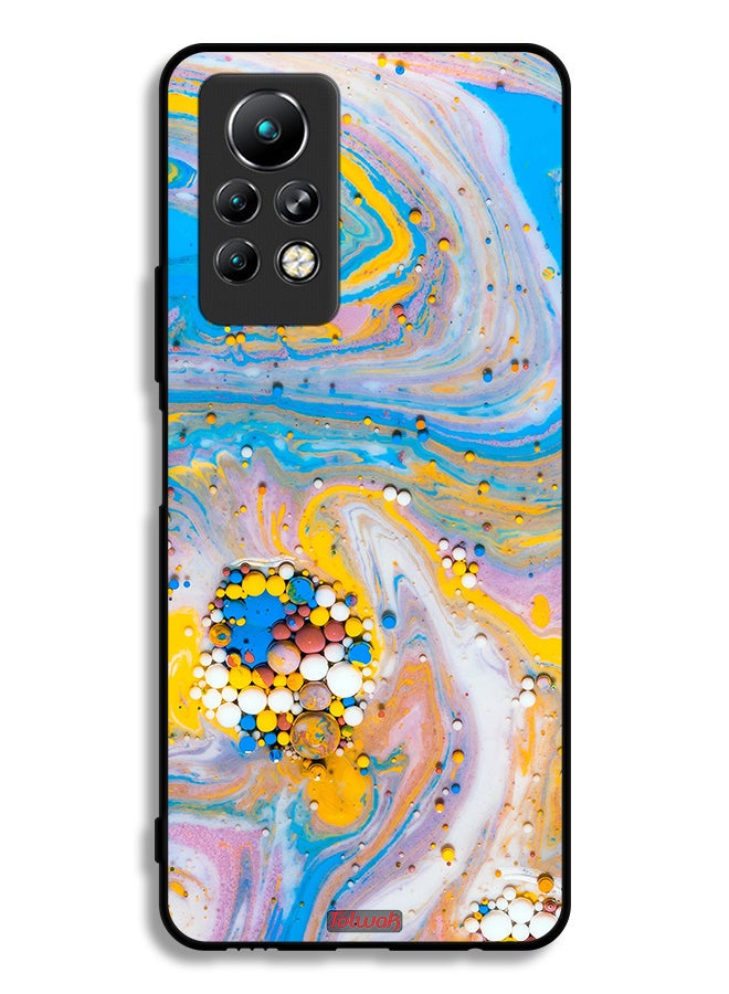 Tolwak Infinix Note 11 Pro Protective Case Cover Gems Colorful Abstraction - Image 2