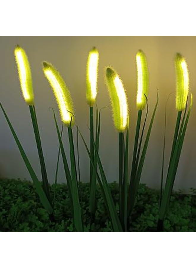 Dekorly Solar Lights Outdoor , Garden Lights with Color Changing, Auto On/Off, IP65 Waterproof - Decorative Solar Lights for Yard, Pathway, Lawn, Patio, Garden Decor(Dogtail grass, 2PCS) - Image 2