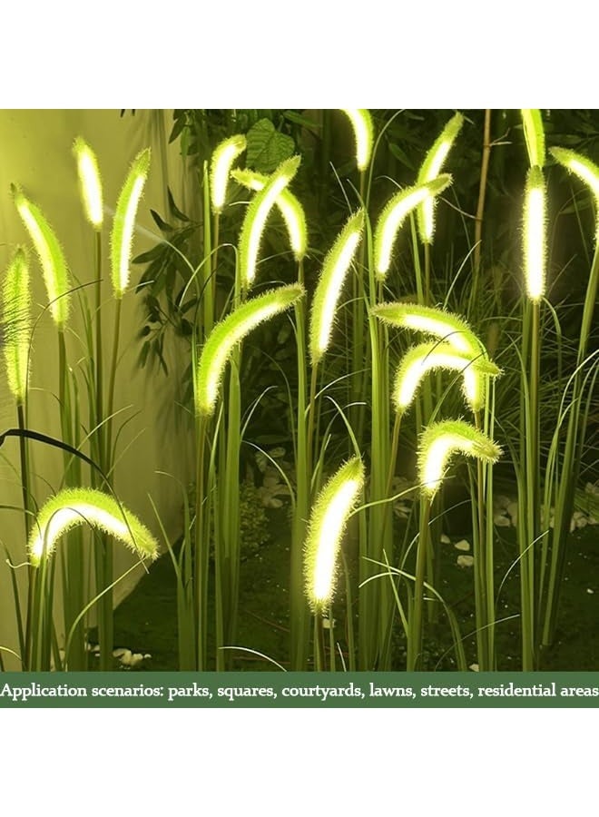 Dekorly Solar Lights Outdoor , Garden Lights with Color Changing, Auto On/Off, IP65 Waterproof - Decorative Solar Lights for Yard, Pathway, Lawn, Patio, Garden Decor(Dogtail grass, 2PCS) - Image 4