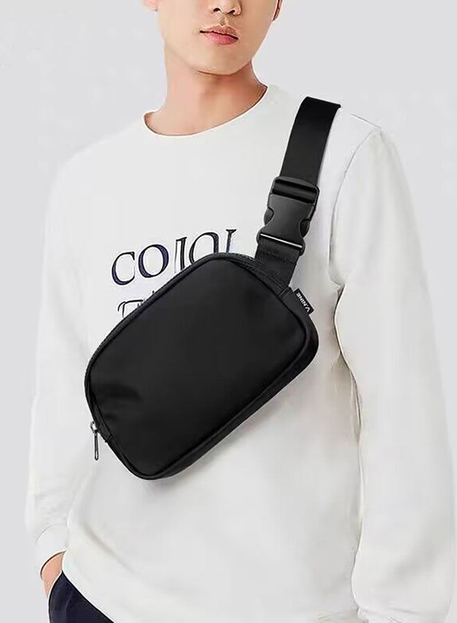 LeadMy Women Belt Bag Fanny Pack Crossbody Waist Bag for Travel Shopping Outdoor Adjustable Strap Waterproof Leather with Zipper Pocket and Mesh Compartments - Image 4