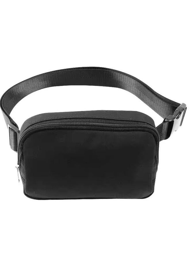 LeadMy Women Belt Bag Fanny Pack Crossbody Waist Bag for Travel Shopping Outdoor Adjustable Strap Waterproof Leather with Zipper Pocket and Mesh Compartments - Image 1