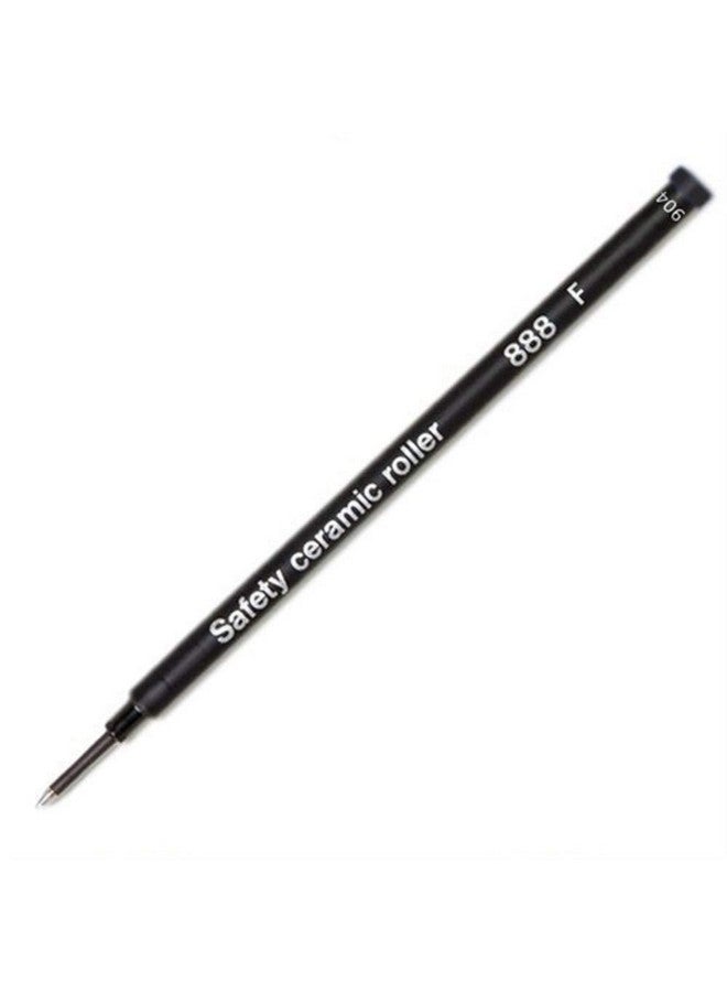 شميت عبوة من 12 قلم حبر جاف Schmidt 888 أسود ناعم قابل لإعادة التعبئة - Image 1