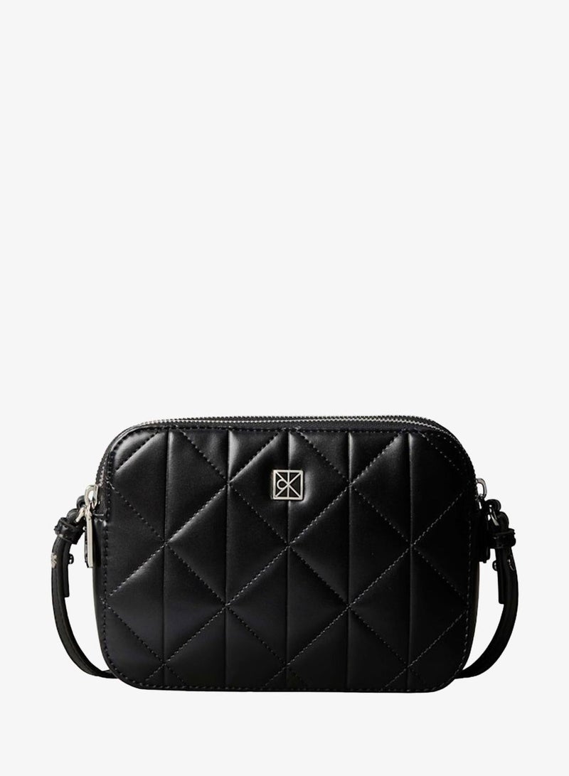 CALVIN KLEIN Double Zip Quilted Camera Bag - Image 1