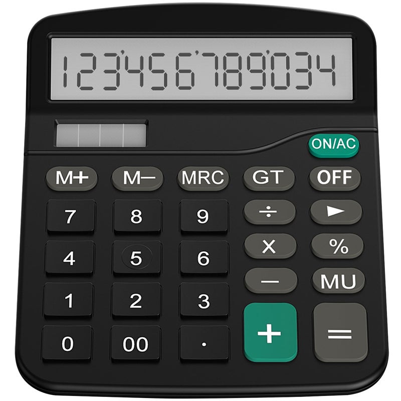Helect Calculator, Standard Function Calculator (Black) - Image 1