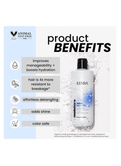 Kenra Kenra Moisture Shampoo | Boost Hydration | Improve Manageability and Shine | Nourish Dry Hair | Color Safe | Efforless Detangling | Normal to Dry Hair  - Image 2