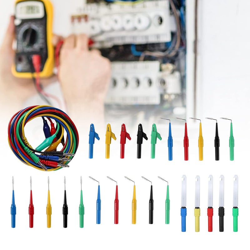 JT8036-2 Test Wire Kit, Copper Wire Multimeter Test Line, Multifunction Waterproof Test Probe Lead for Electrical Engineering, ANKROYUnr82cdsvbo - Image 5