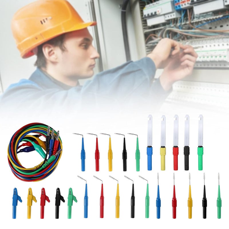 JT8036-2 Test Wire Kit, Copper Wire Multimeter Test Line, Multifunction Waterproof Test Probe Lead for Electrical Engineering, ANKROYUnr82cdsvbo - Image 4