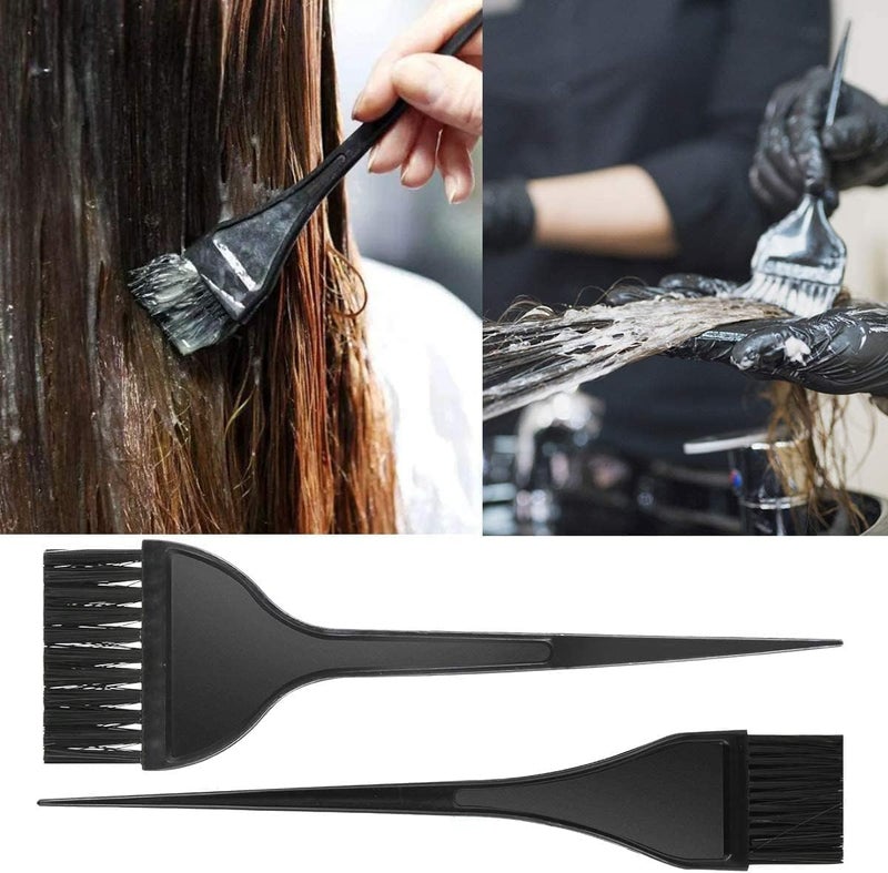 ECVV 8 Pieces Hair Dye Brush Set Brushes for Hair Salon Hair Color Brush Applicator Set Balayage Brush Hair Tint Brush Hair Dying Brush Hair Coloring Kit Dye Tools Hair Coloring Bleaching - Image 4