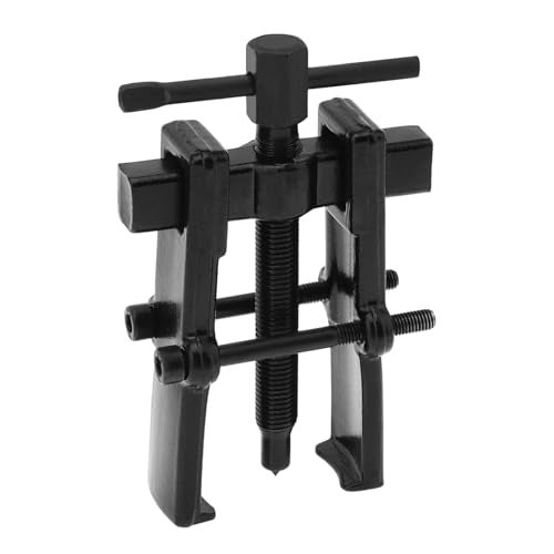 MUQIDA 4 2Jaw Gear Puller Adjustable Two Jaw Gear Bearing Pulley Puller Flywheel Removal Tool 2 Claws Pullers Carbon Steel Separate Lifting Device for Auto Mechanic Maintenance Black - Image 1