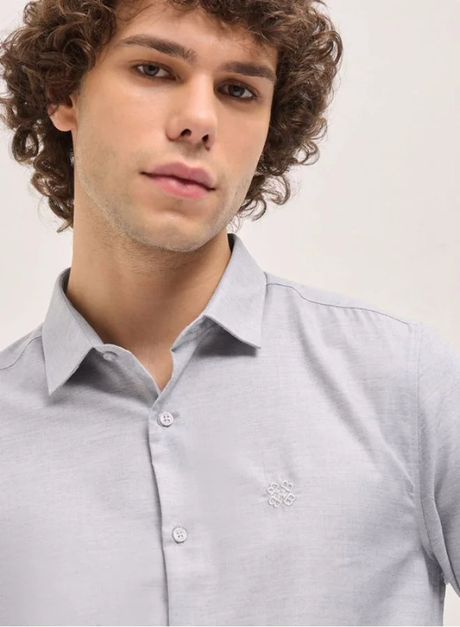 THE BEAR HOUSE Men's Shirt for Casual and Formal Wear | Classic Button-Down Style for Office, Daily Use, Travel, Events & All-Season Outfits | Versatile & Stylish Wardrobe Essential for Every Occasion