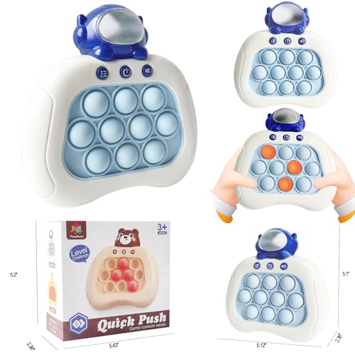 Intoypad Pop The Target! Handheld Speed Push Game Machine: A Fun Multiplayer Game for Family. Sensory Fidget Toy Christmas Toys Gifts for 6 7 8 9 10 11 12 Years Old Kids Road Trip Car Games Astronaut - Image 5