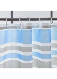 Home Box Frida Polyester Shower Curtain with 12 Hooks 200 x 180 cm  - Image 2