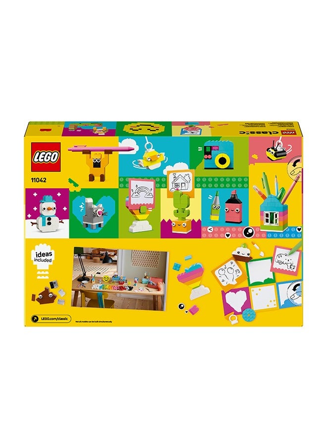 LEGO Classic Creative Happy Box, Assorted Colourful Bricks for Imaginative Play, Building Toys for 5 Plus Year Old, Girls and boys, Great for Kids Desk Accessories or Bedroom Decorations 11042 (680 pieces)  - Image 3