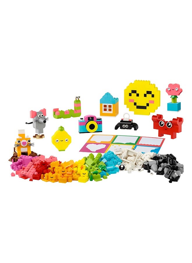 LEGO Classic Creative Happy Box, Assorted Colourful Bricks for Imaginative Play, Building Toys for 5 Plus Year Old, Girls and boys, Great for Kids Desk Accessories or Bedroom Decorations 11042 (680 pieces)  - Image 4