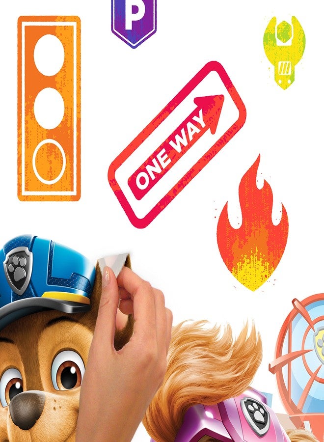 RoomMates RMK5122GM Paw Patrol Peel and Stick Giant Wall Decals with Alphabet for Personalization - Image 4