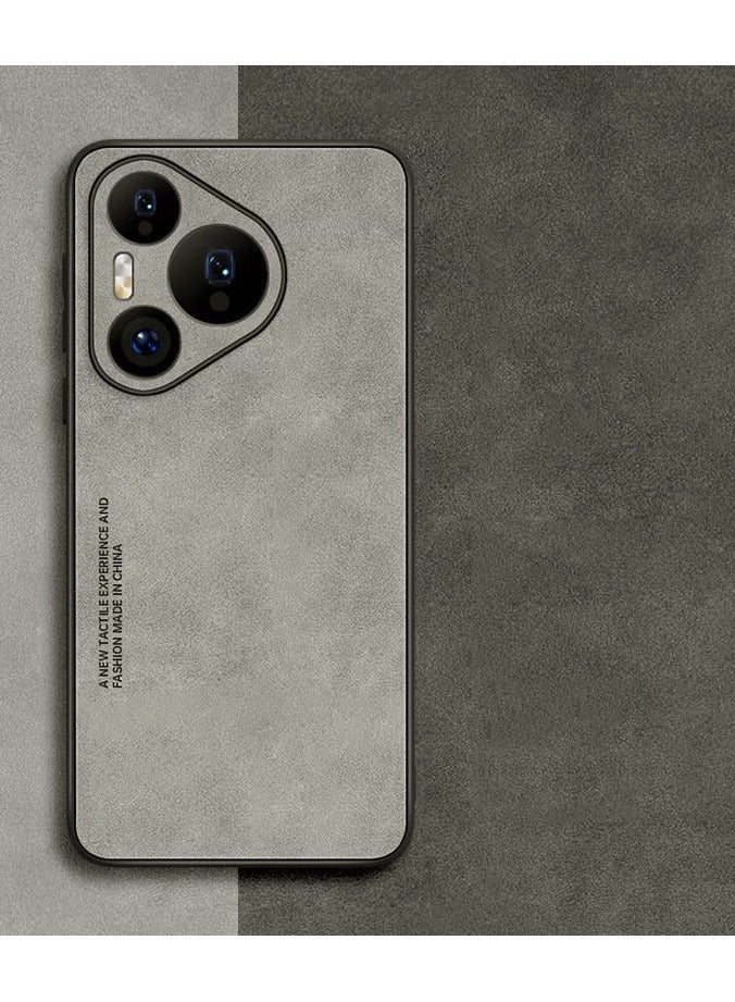 عام مناسب لهاتف هواوي بورا 80 الترا: غطاء جلدي جديد مقاوم للصدمات، مضاد لبصمات الأصابع، حماية العدسة، تبديد الرطوبة الناعم، تصميم أعمال فاخر رفيع