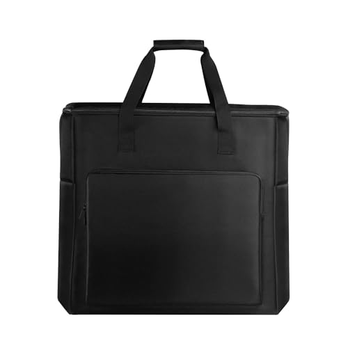Buwico BUBM Multi-pocket Large Capacity Desktop PC Computer Travel Storage Carrying Case Bag Organizer for 27 Inch Computer Main Processor Monitor Keyboard and Accessories(Size：XL) - Image 2