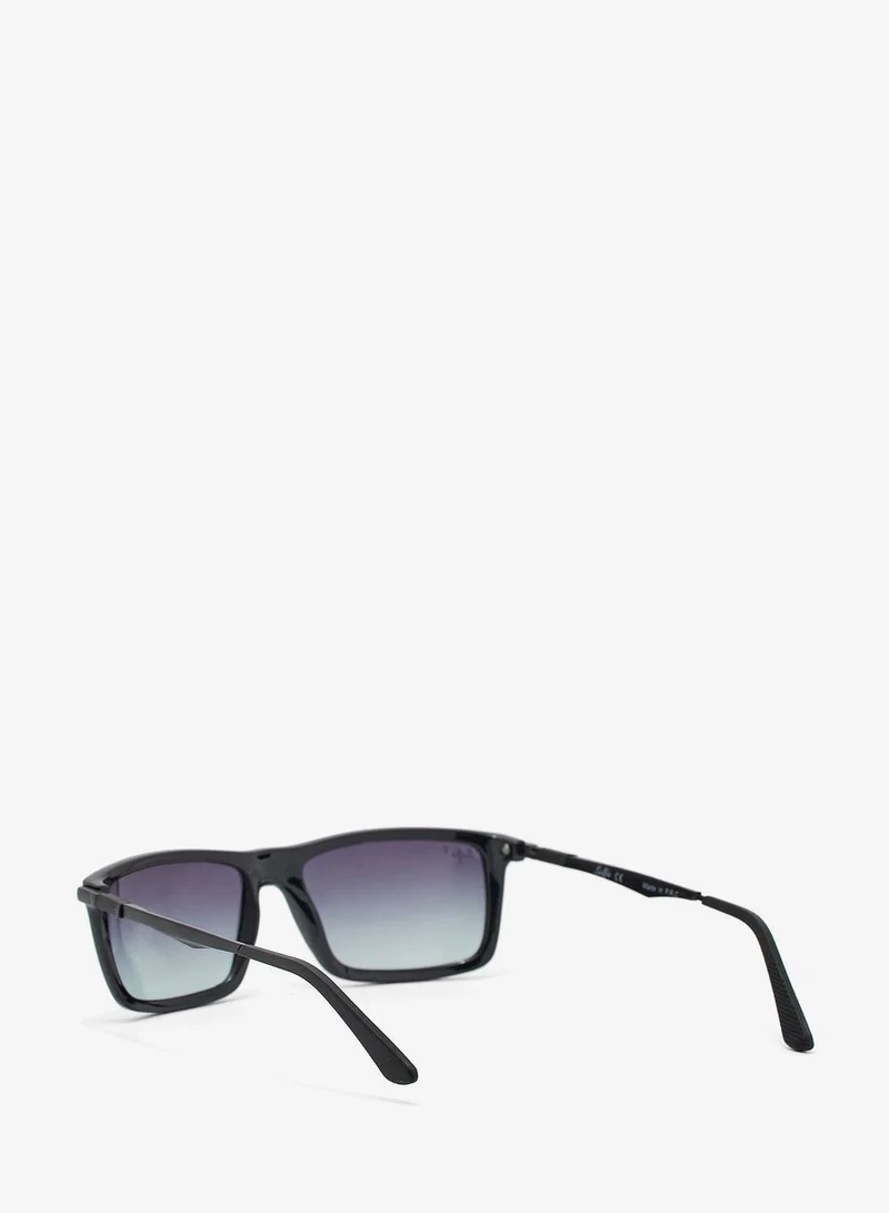 selfie Selfie Polarized Black Rectangular Sunglasses, SE4214-001