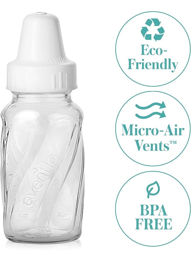 Evenflo Feeding Classic Glass Twist Bottles, 4 Ounce (Pack of 6) - Image 2