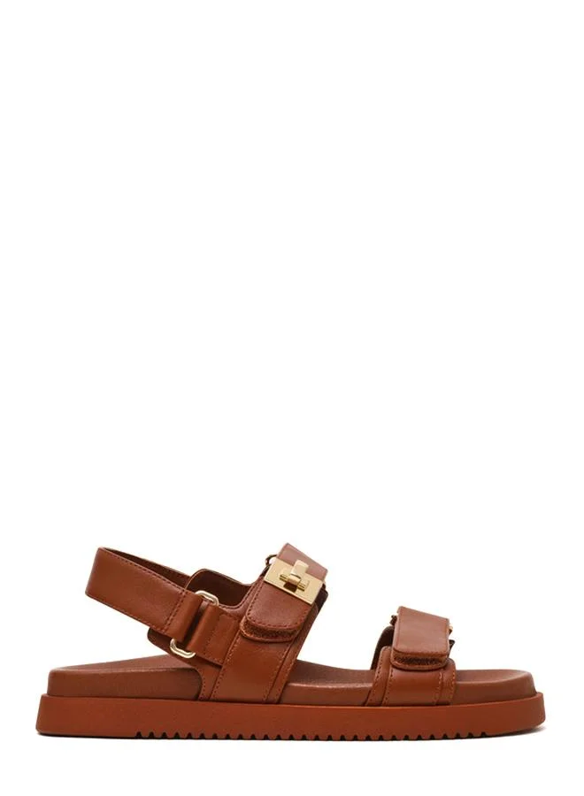 Steve Madden  Mona Bronze Women's Flat-Casual Sandals for Women | Best Price UAE