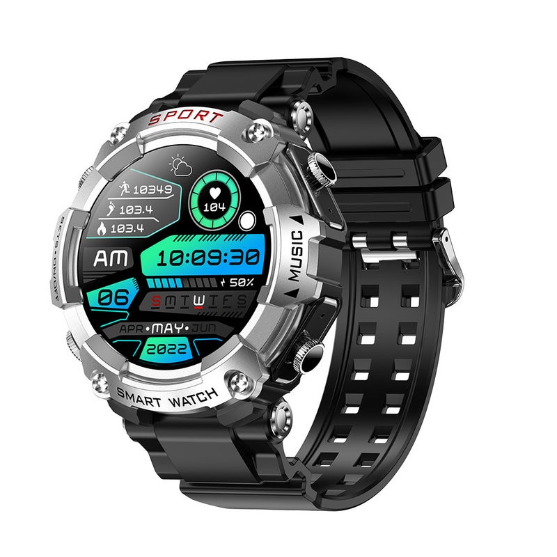 LEMFO T96 Local Music TWS Dual Bluetooth Headset Smartwatch - Image 1