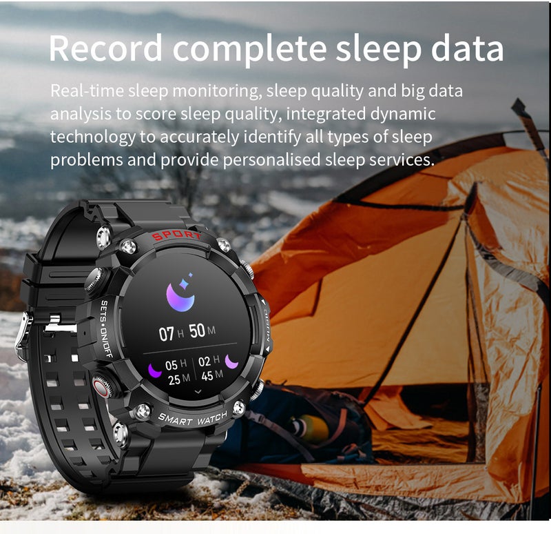 LEMFO T96 Local Music TWS Dual Bluetooth Headset Smartwatch - Image 4