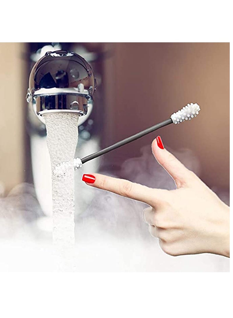 KASTWAVE 4 sticks Washable Safety Silicone Cotton Buds for Ear Cleaning Cosmetic Beauty Care - Image 5