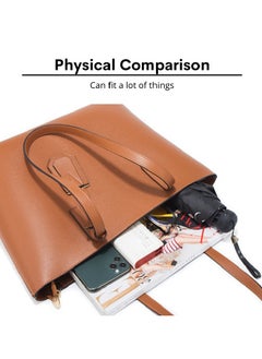 Maple's Shoulder Diagonal large Capacity PU Leather Bag Set of 4 Pcs  - Image 4