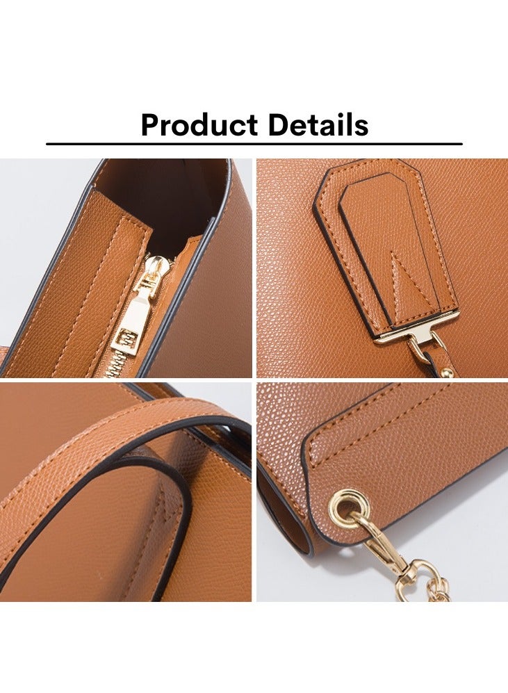 Maple's Shoulder Diagonal large Capacity PU Leather Bag Set of 4 Pcs  - Image 2