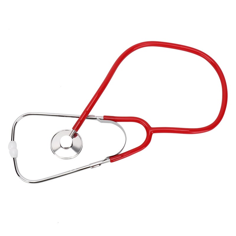 Professional Single Head Stethoscope Aluminium Alloy Heart Lung Detection Echoscope (Red) - Image 4
