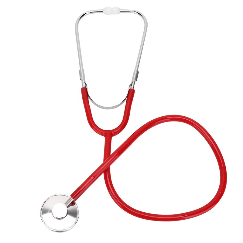 Professional Single Head Stethoscope Aluminium Alloy Heart Lung Detection Echoscope (Red) - Image 2