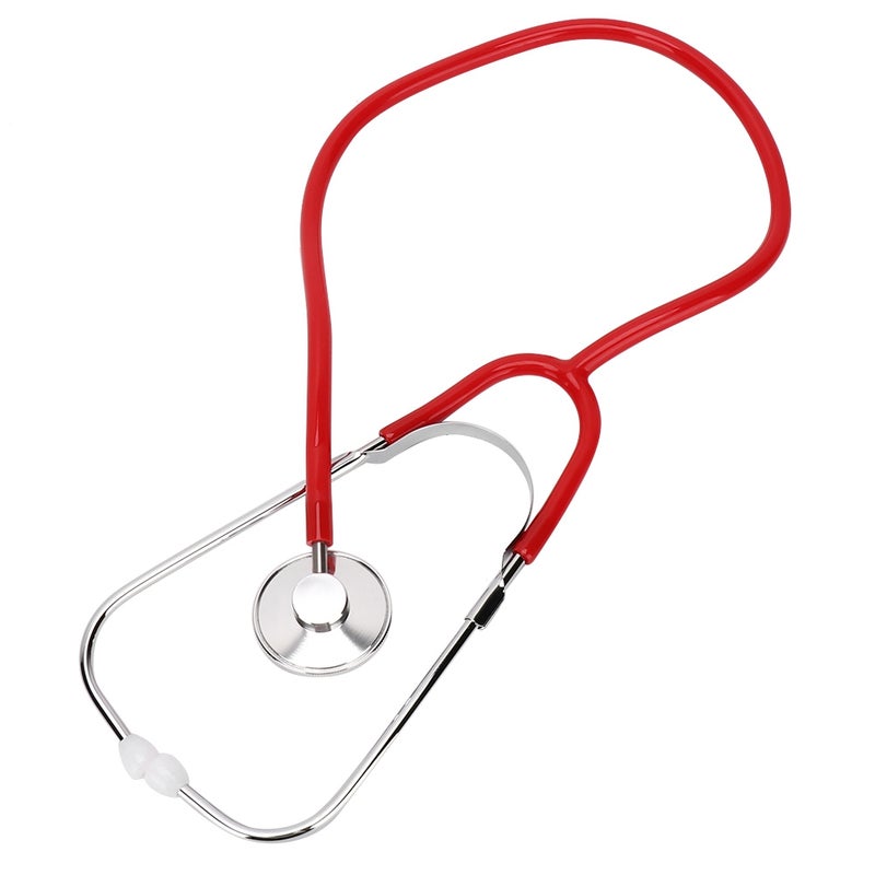 Professional Single Head Stethoscope Aluminium Alloy Heart Lung Detection Echoscope (Red) - Image 3