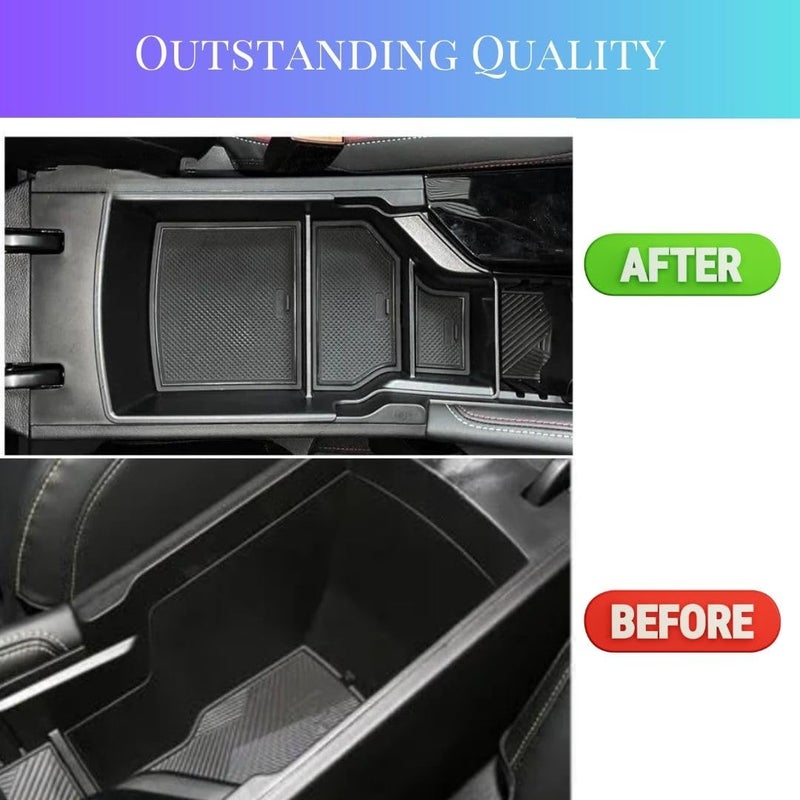  تي ار اكس اوتو منظم مسند الذراع المركزي TRX AUTO لسيارة جيلي كولراي (2020، 2021، 2022، 2023) | منظم صندوق التخزين المركزي | ملحقات جيلي كولراي - Image 2