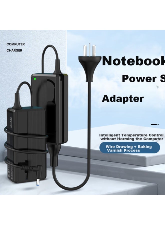 Elei Hp Laptop Charger Tpn-I119/C125 Tnp-Q117 Q118 M4/15 Power Cord 19.5V 4.62A/3.33A 90W Blue Tip With Pin - Image 2