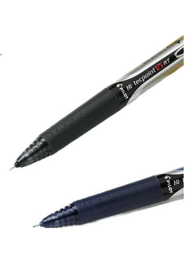 Pilot Bxrt-V5 Retractable Red Gel Pen 0.5Mm Signing Pen Business Pen Student Exam Pen High-Quality Stationery Set, 12 Pens - Image 2