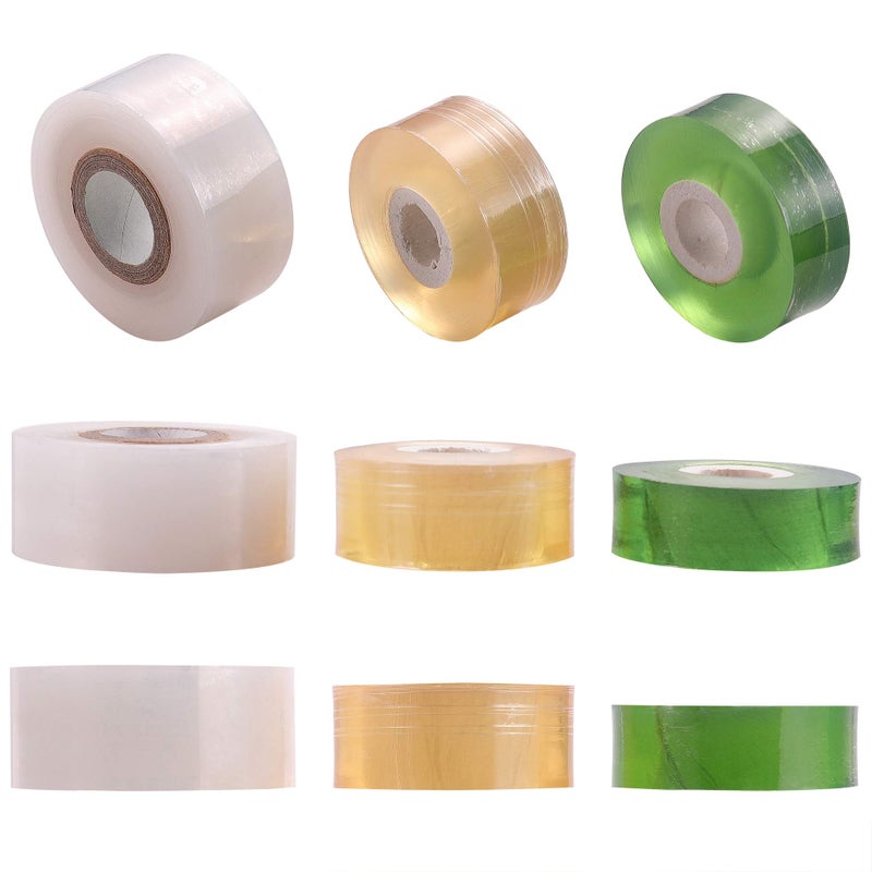NAYE Grafting Tape for Fruit Trees,3 Pcs Stretchable Floristry Film,3 Color with Various Elasticity,Plants Repair Budding Tape - Image 3