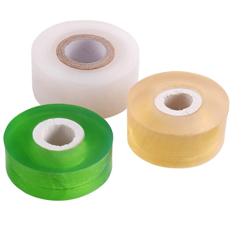 NAYE Grafting Tape for Fruit Trees,3 Pcs Stretchable Floristry Film,3 Color with Various Elasticity,Plants Repair Budding Tape - Image 1
