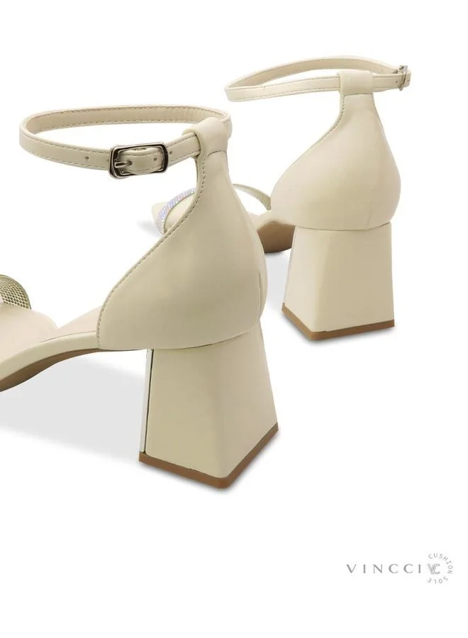 Vincci Ankle Strap High Heel Sandals