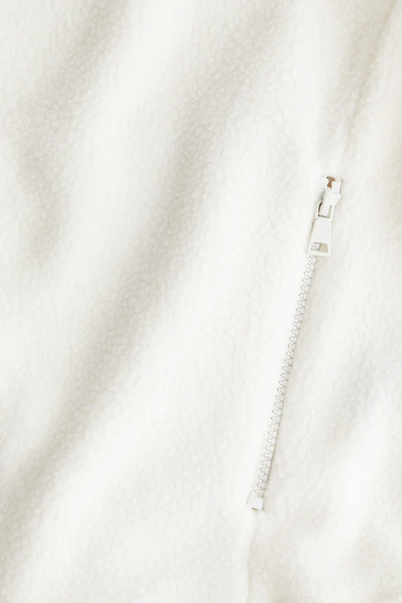 H&M Zip-through teddy sweatshirt