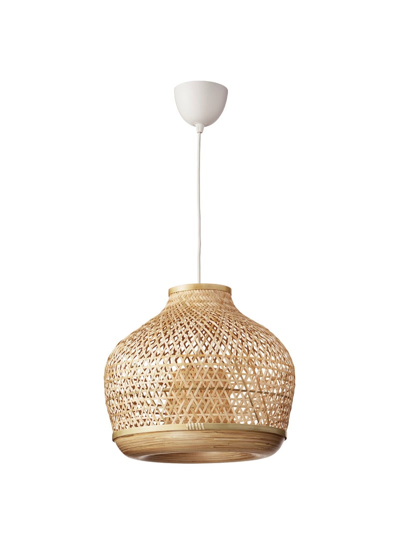 IKEA FRAKTA Pendant lamp - bamboo/handmade - 45 cm - Image 1