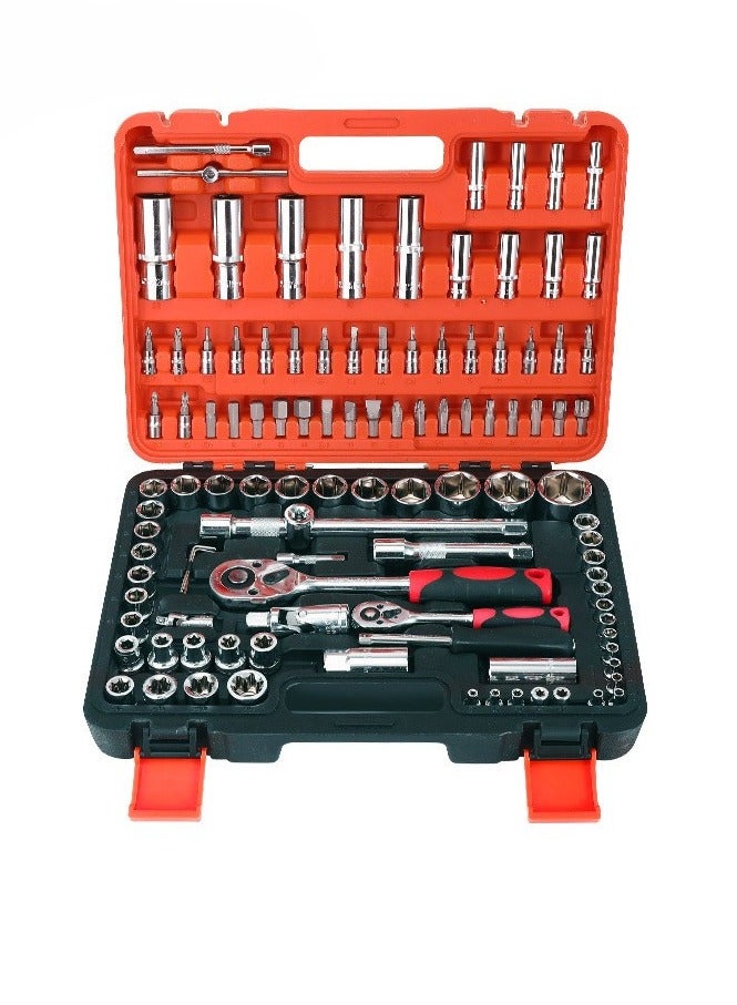 108-Piece Sleeve Ratchet Wrench Set - Image 1