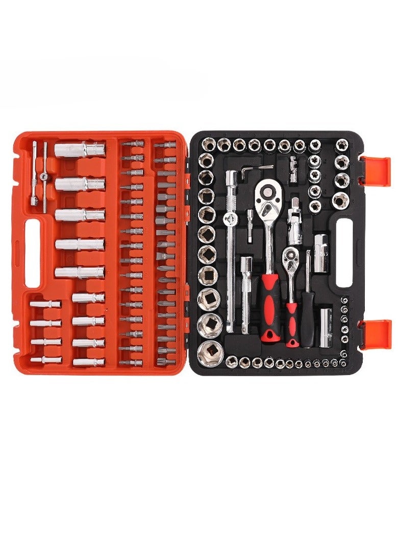 108-Piece Sleeve Ratchet Wrench Set - Image 2