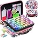 ARTDOT 120 Slots Storage Container for Diamond Art Kits for AdultsPortable Bead Storage Boxes for Diamond Painting Accessories and Tools - Image 3