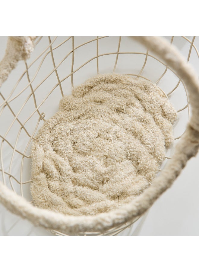 Home Box Bella Oval Basket with Handle - 26x18x11 cm - Image 3